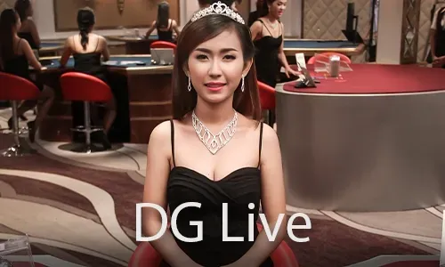 Bingo caller with a microphone and balls